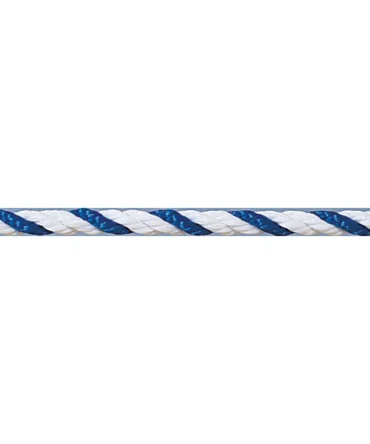 0.375 inch Floating Polypropylene Swimming Pool Rope – Blue-White