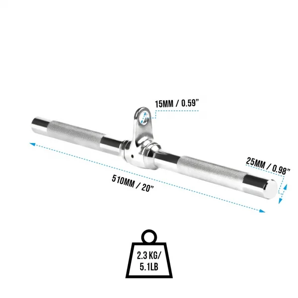 1000 20" Straight Bar Rotating Handle