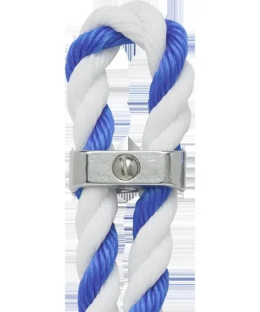 1/2 inch Chrome Plated Bronze 2-Piece Pool Rope Clamp