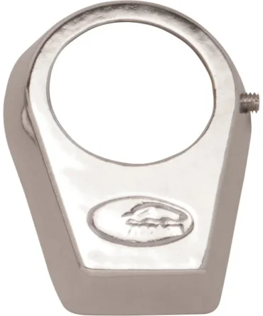 1.90 inch Paragon Chrome Plated Bronze Keyhole Escutcheon