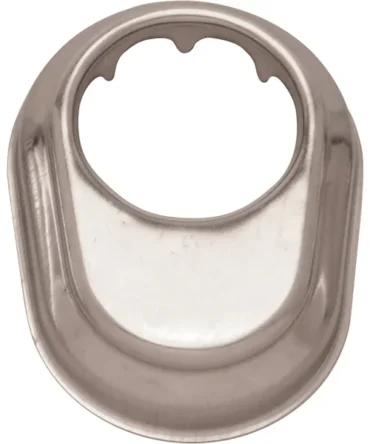 1.90 inch Paragon Stamped Stainless Steel Keyhole Escutcheon