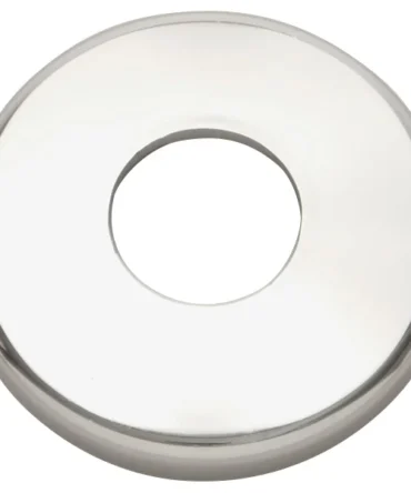 1.90 inch Round Chrome-Cycolac Plastic Escutcheon