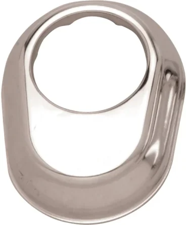 1.90 inch Stamped Stainless Steel Keyhole Escutcheon