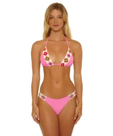 1969 Crochet Triangle Bikini Top