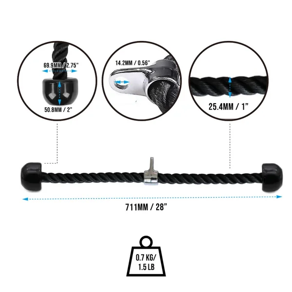 28" Triceps Rope