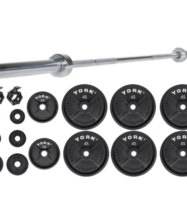 2″ Cast Iron Olympic Weight Plate Set (400lb)