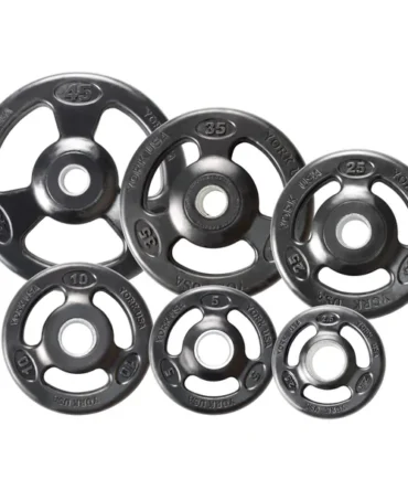 2″ Iso-Grip Rubber Encased Steel Olympic Plate