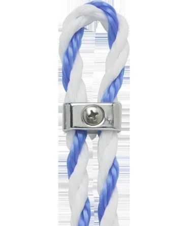 3/4 inch Chrome Plated Bronze 2-Piece Pool Rope Clamp