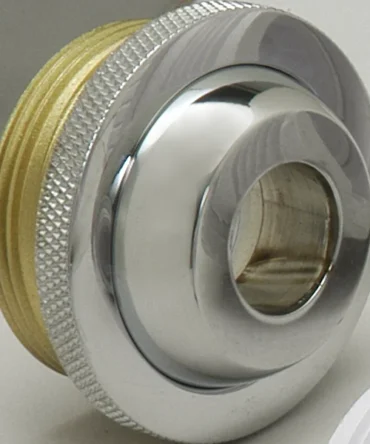 3/8 inch Chrome-Plated Bronze Pool Directional Flow Inlet Fitting