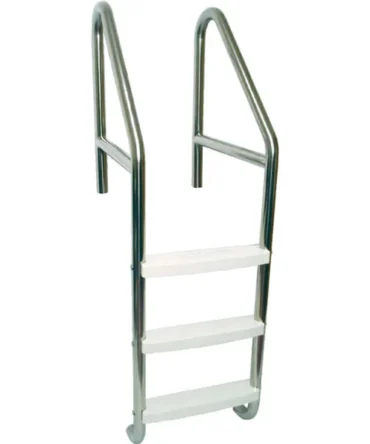 3 Tread Polypropylene Cross-Braced Pool Ladder – 1.9 inch O.D. x .065 inch wall thickness