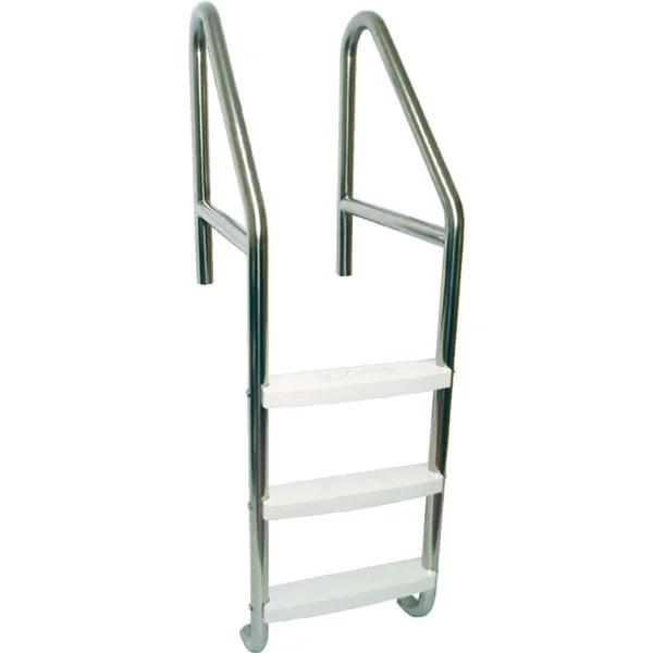 3 Tread Polypropylene Cross-Braced Pool Ladder – 1.9 inch O.D. x .109 inch wall thickness