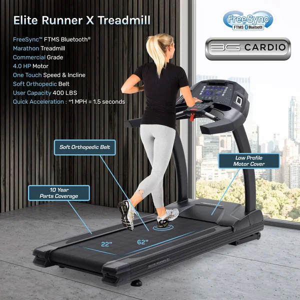 3G Cardio Elite Runner X Treadmill