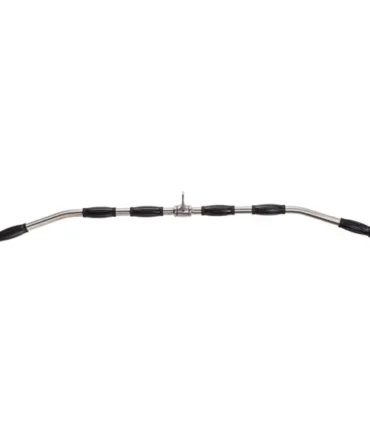 48″ Chrome Lat Bar with Urethane Ergonomic Grips | Revolving