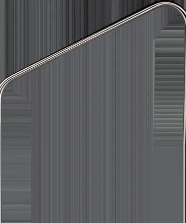 48 inch 2-Bend Stainless Steel Swimming Pool Stair Rail