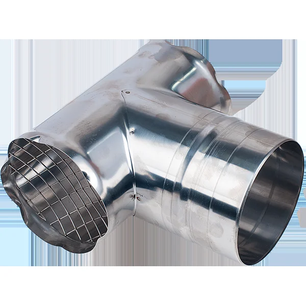 4 inch Stainless Steel T Vent Kit Raypak X94 Pool Heaters