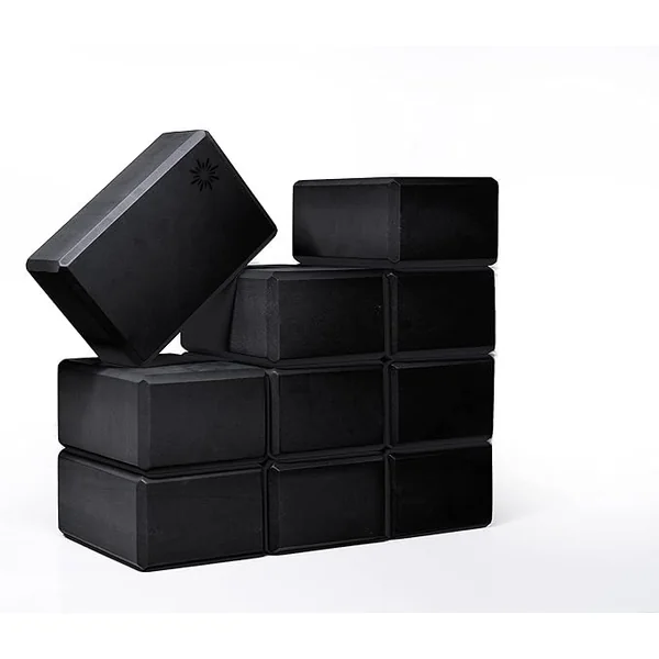 4 Inch Yoga Blocks 10 Pack (4in x 6in x 9in) by Sunshine Yoga