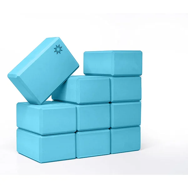 4 Inch Yoga Blocks 10 Pack (4in x 6in x 9in) by Sunshine Yoga