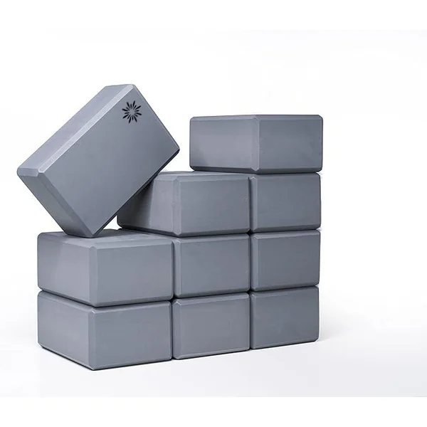 4 Inch Yoga Blocks 10 Pack (4in x 6in x 9in) by Sunshine Yoga