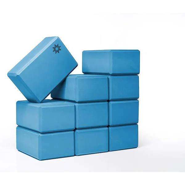 4 Inch Yoga Blocks 10 Pack (4in x 6in x 9in) by Sunshine Yoga