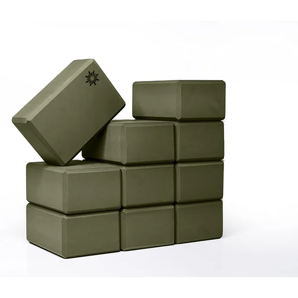 4 Inch Yoga Blocks 10 Pack (4in x 6in x 9in) by Sunshine Yoga