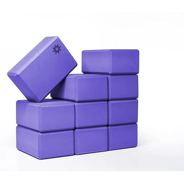 4 Inch Yoga Blocks 10 Pack (4in x 6in x 9in) by Sunshine Yoga