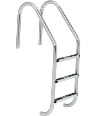 4 Tread Stainless Steel Standard Pool Ladder – 1.9 inch O.D. x .065 inch wall thickness