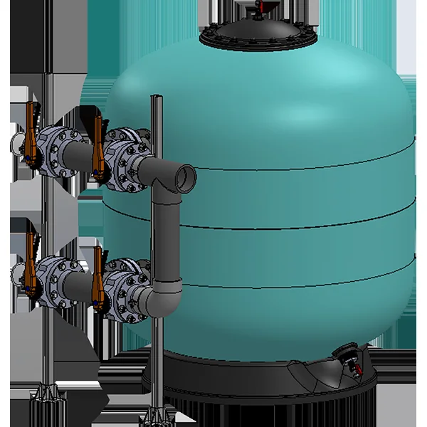 4-Valve Manifold for Fluidra 47 inch Vertical Sand Filter with 4 inch Ports