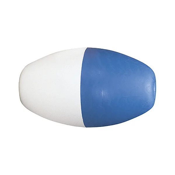5 in x 9 in Blue-White Polyethylene Swimming Pool Rope Float