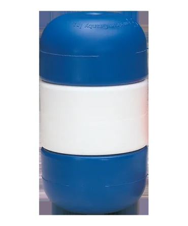 5 in x 9 in Blue-White-Blue Handi-Lock Line Floats for 0.5 Pool Rope