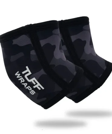 5mm Elbow Sleeves – Black Camo