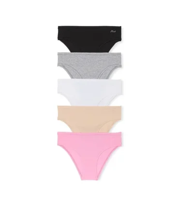 5-Pack Cotton Cheeky Panties