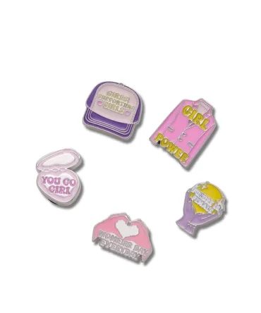 5-Pack Jibbitz International Women's Day Charms