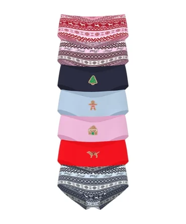 5-Pack No Show Cheeky Panties