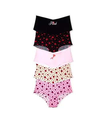 5-Pack No-Show Cheeky Panties