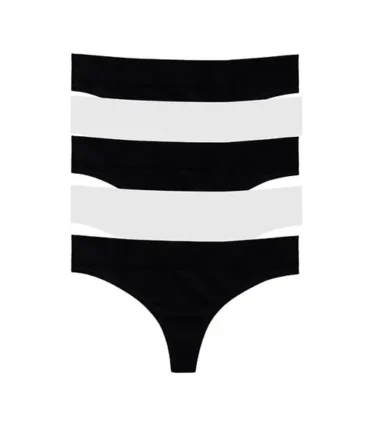 5-Pack Regular Rise Thong Panties