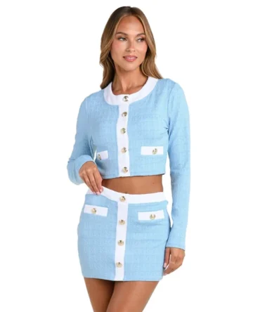 Adaline Colorblock Swim Cardigan