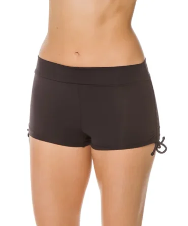 Adjustable Side Boyshort Bikini Bottom