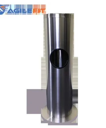 AgileFIT Stainless Steel Wipes Dispenser with Trash Can