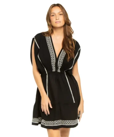 Alem Plunge Mini Dress
