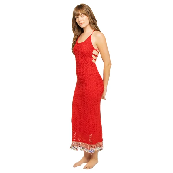 Ali Crochet Maxi Dress