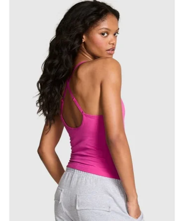 All-Day Cotton High-Neck Bra Tank