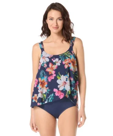 Amelia Mesh Tankini Top