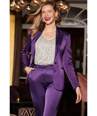 Amethyst Hourglass Blazer