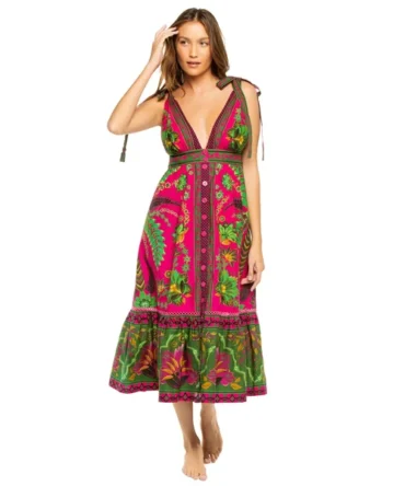 Ana Tapestry Midi Dress