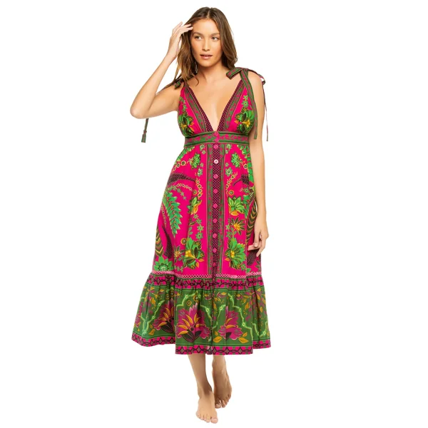 Ana Tapestry Midi Dress