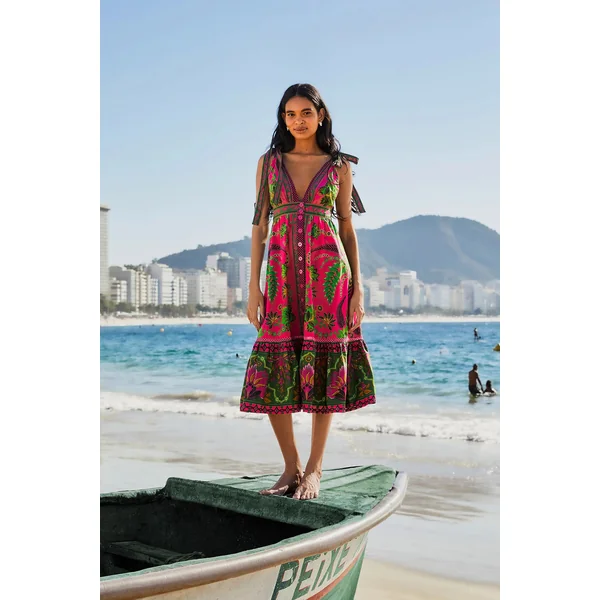 Ana Tapestry Midi Dress