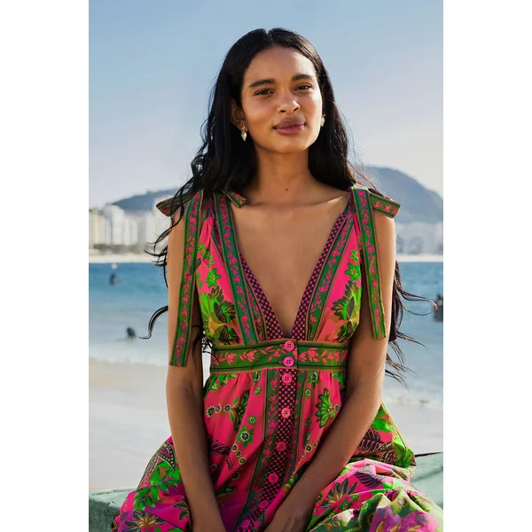 Ana Tapestry Midi Dress