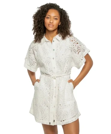 Anglaise Collared Mini Dress