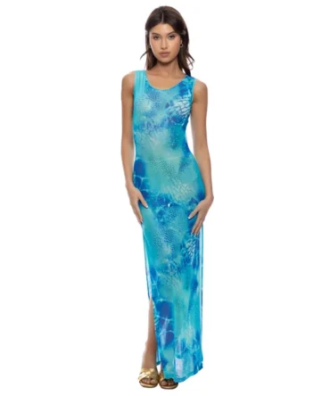 Aqua Dreams Mesh Dress