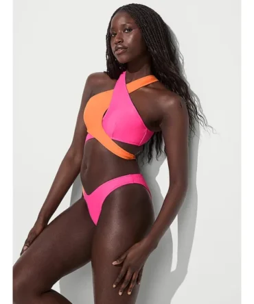 Archives Crossover Scuba Halter Bikini Top